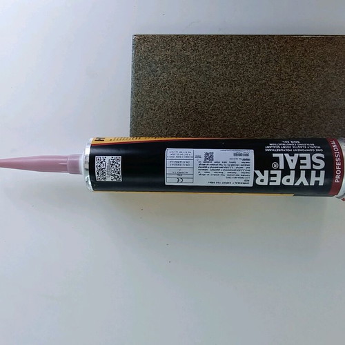 AlChimica Hyperseal Expert mastic used, terracotta shade