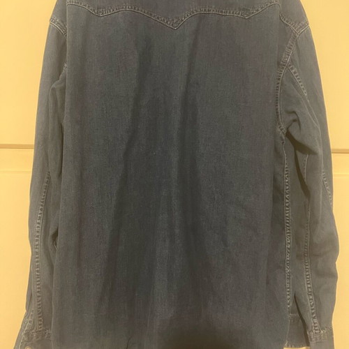 Levi’s Jean Denim shirt XL vintage old school western like new, blue