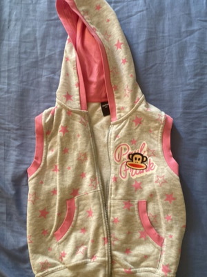 Paul Frank vest like new, colorful, for 6-year-old girls