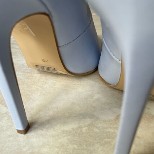 Tsakiris Mallas blue pumps like new, size 38