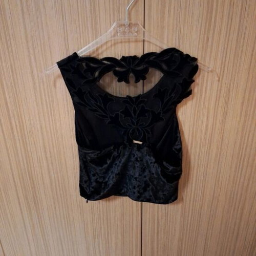 BSB velvet blouse new, XS, black