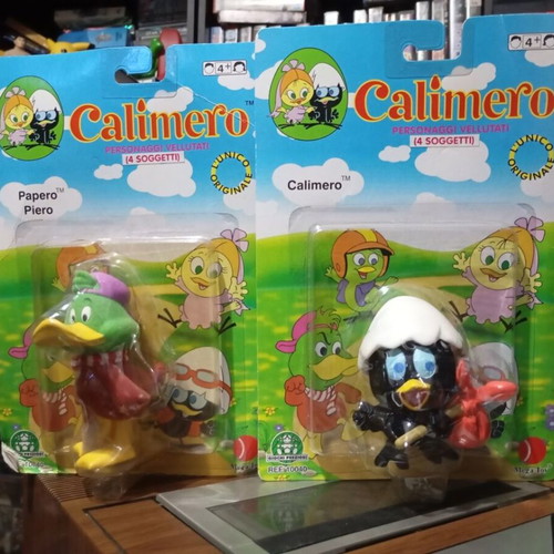 Calimero & Piero figures new, sealed from 1996