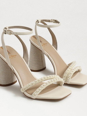 Sam Edelman Kia Sandals New White Size 41