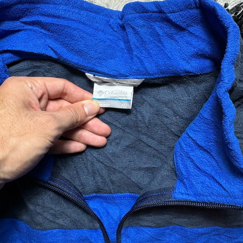 Columbia fleece men's XXL blue like new