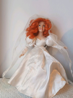 Porcelain doll Ariel large used, 40 cm