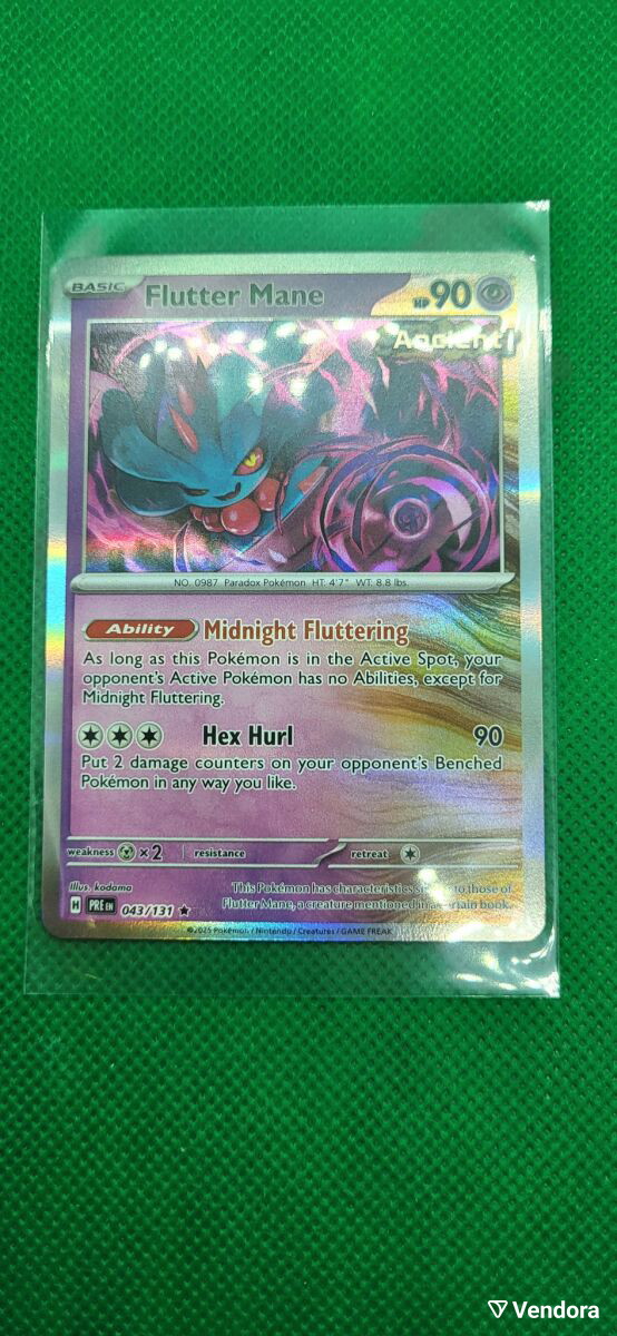 Pokemon Card Flutter Mane 043/131 Reverse - 3,20 - Vendora.cy Pokemon Card Flutter Mane 043/131 Reverse - 3,20 - Vendora.cy