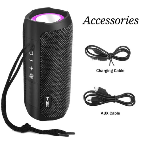 T&G 227 Wireless Bluetooth Speaker with Light New