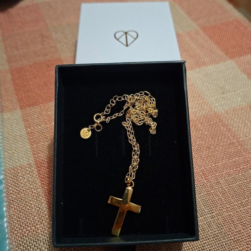 Doukissa Nomikou cross necklace, gold color