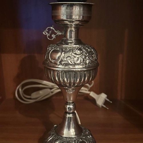 Silver lamp 925 handmade like new (Design 4)