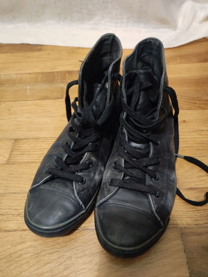 Converse All Star leather boots used, size 38, black