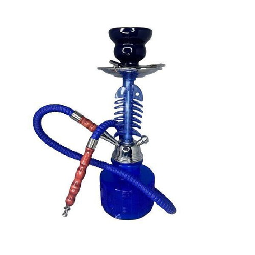 Blue hookah single 29cm new