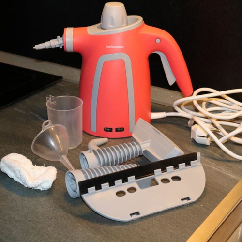 Steam cleaner new, 900W power, red