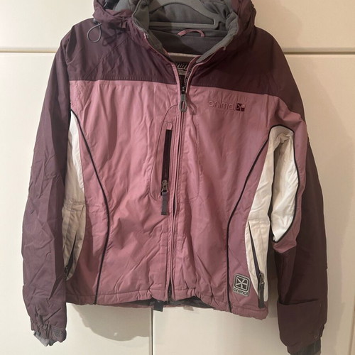 Animal women's ski jacket Small like new, pink/purple