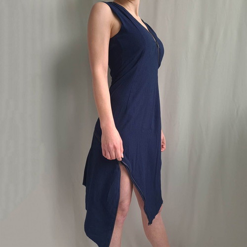 Haider Ackermann dress size 38 M blue like new