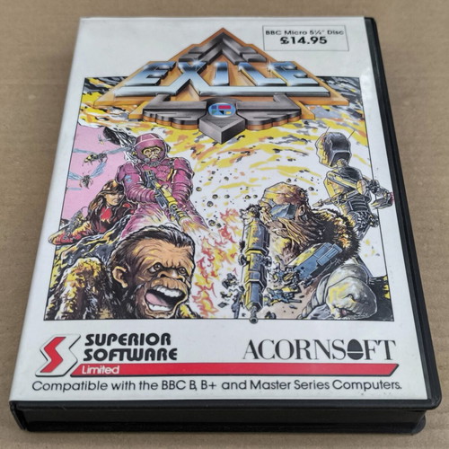 Exile BBC Micro game disk like new
