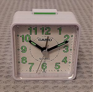 Επιτραπέζιο ρολόι Casio λευκό με λευκό καντράν TQ-140-7EF