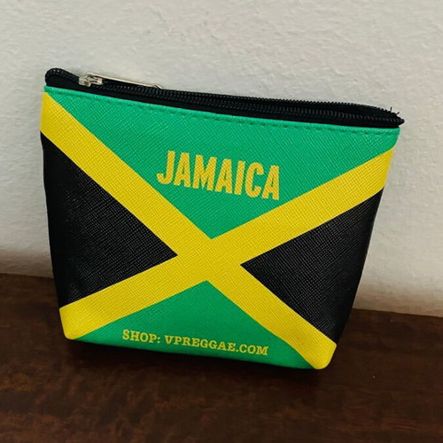 Wallet with zipper and keychain, new, green