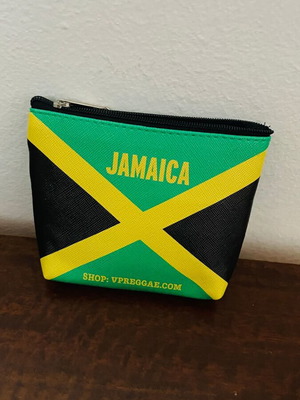 Wallet with zipper and keychain, new, green