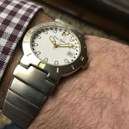Pierre Cardin watch new with luminous hands and waterproof