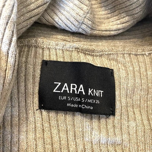 Long beige Zara cardigan like new