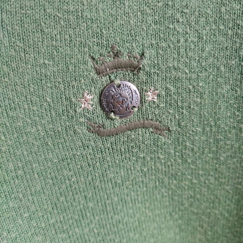Diesel men's sweater used, green, size L with V-neck