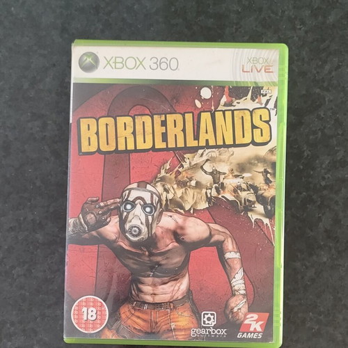 Borderlands Xbox 360 game with manual