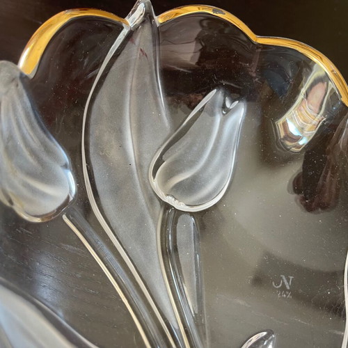 Nachtman Bleiktlristall heart crystal plate used with gold loss