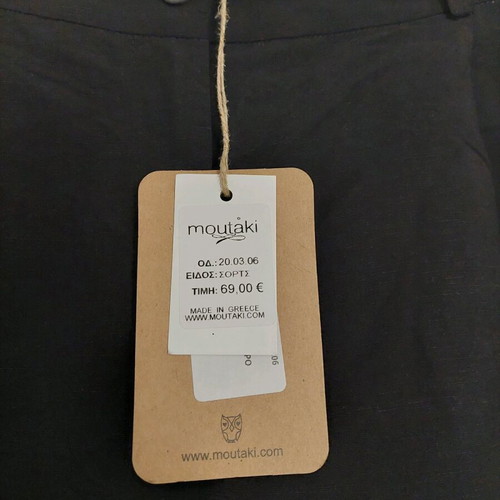 Moutaki black shorts new, size M
