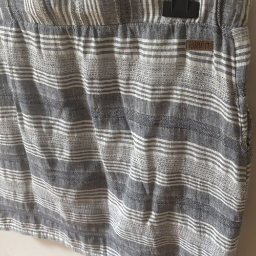 Protest mini skirt size L, like new, gray and white