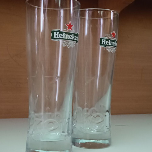 Ποτήρια μπύρας Heineken 0.3l πακέτο 2 καινούργια