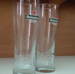 Ποτήρια μπύρας Heineken 0.3l πακέτο 2 καινούργια