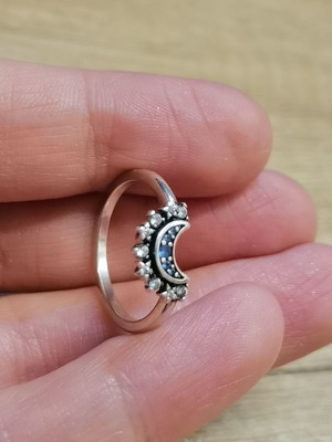 Silver ring 16 mm diameter, 925 hallmark