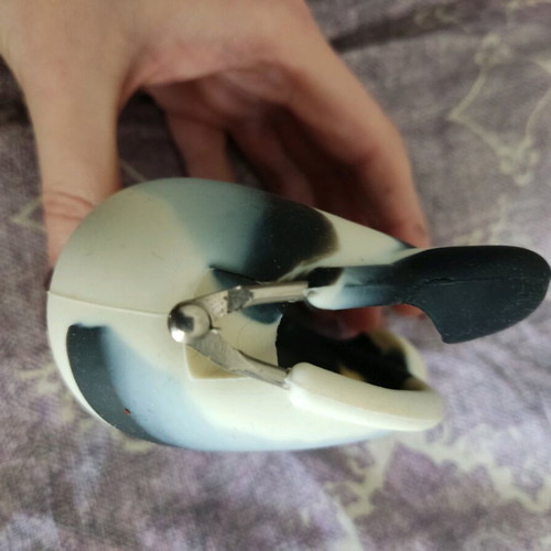 Cat wallet used, rubber plastic