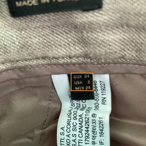 Massimo Dutti Women's Linen Bermuda Shorts like new, beige
