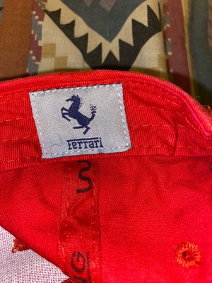 Ferrari hat red like new