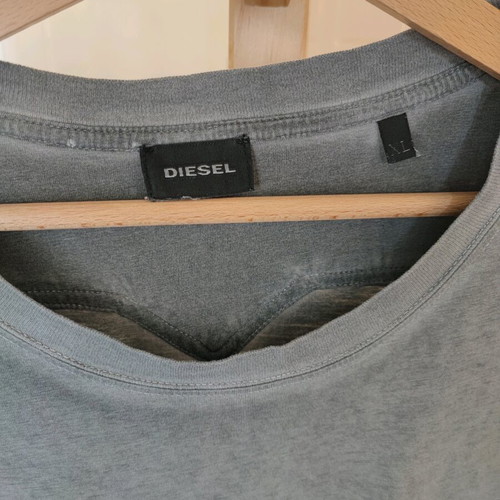 Diesel T-shirt XL like new, gray tie-dye