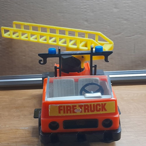 Playmobil 3236x fire truck used with missing parts