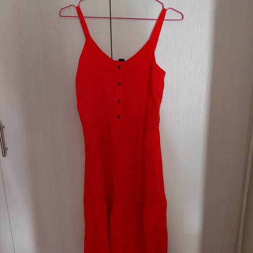 Esmara dress, orange, size L, lyocell fabric