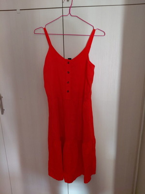 Esmara dress, orange, size L, lyocell fabric