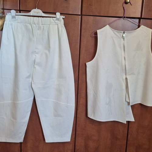 White set (top-pants) one size