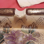 Satsuma Japan decorative ashtray new with handmade design