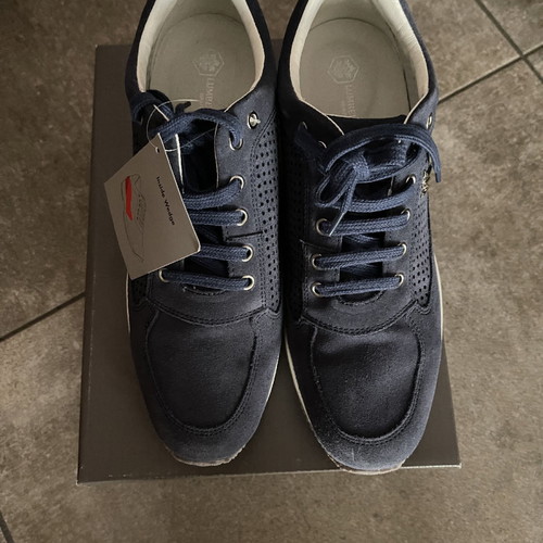 Lumberjack leather shoes used, summer style, size 41, blue
