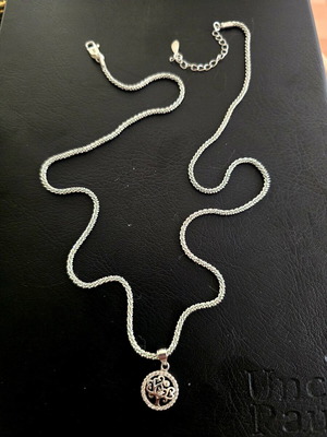 Silver pendant Tree of Life with silver necklace, 50 cm