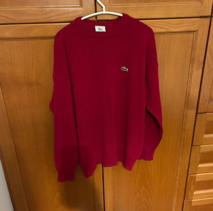 Κόκκινη πουλόβερ Lacoste