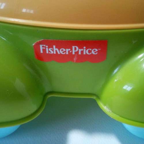 Interactive turtle toy Fisher Price used with shapes