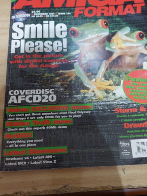 Amiga Format English computer magazine issue 104 December 1997 like new