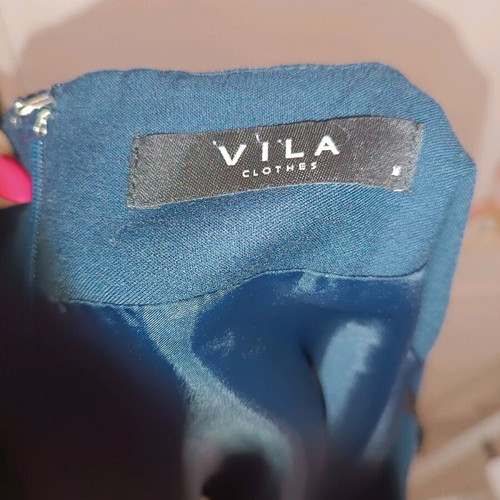 Vila skirt blue like new, short airy with lining