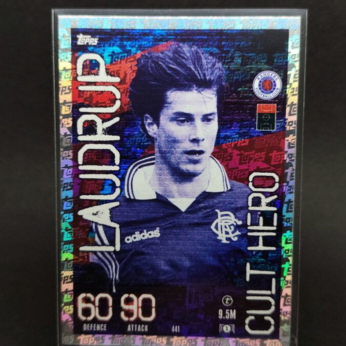 Laudrup Cult Hero collectible card TOPPS Match Attax 2024 like new