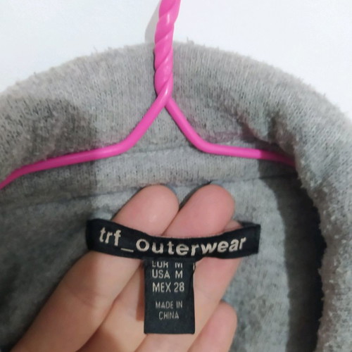 Ημιπαλτό Zara γκρι μεταχειρισμένο, μέγεθος M