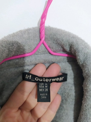 Ημιπαλτό Zara γκρι μεταχειρισμένο, μέγεθος M